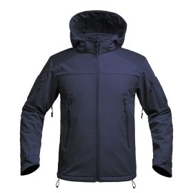 Jacheta Softshell V2 Fighter A10 Equipment Blue Navy