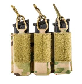 Kangaroo Triple Pistol Mag Pouch Multicam Sentry