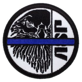 Eagle Patch Black on White ASP